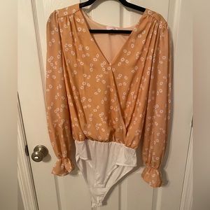 Floral Long Sleeve Bodysuit